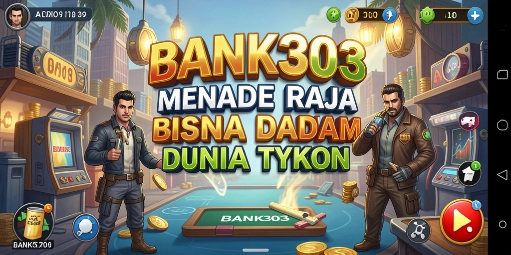 Tampilan menarik dari gameplay BANK303 yang penuh strategi Tycoon.