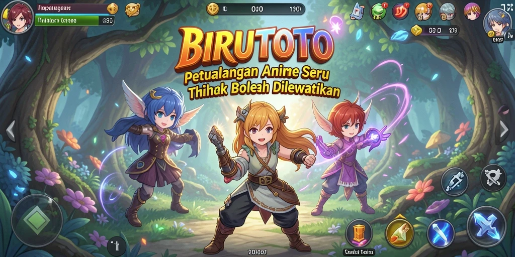 Tampilan gameplay BIRUTOTO yang menarik dan dinamis.