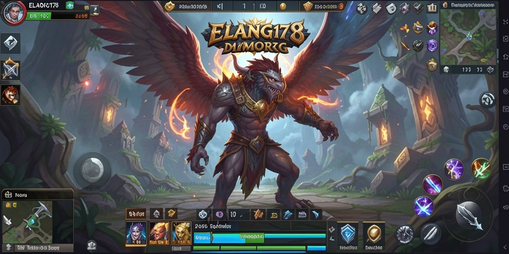 Tangkapan layar ELANG178 menunjukkan aksi pertempuran yang mendebarkan dalam dunia MMORPG.