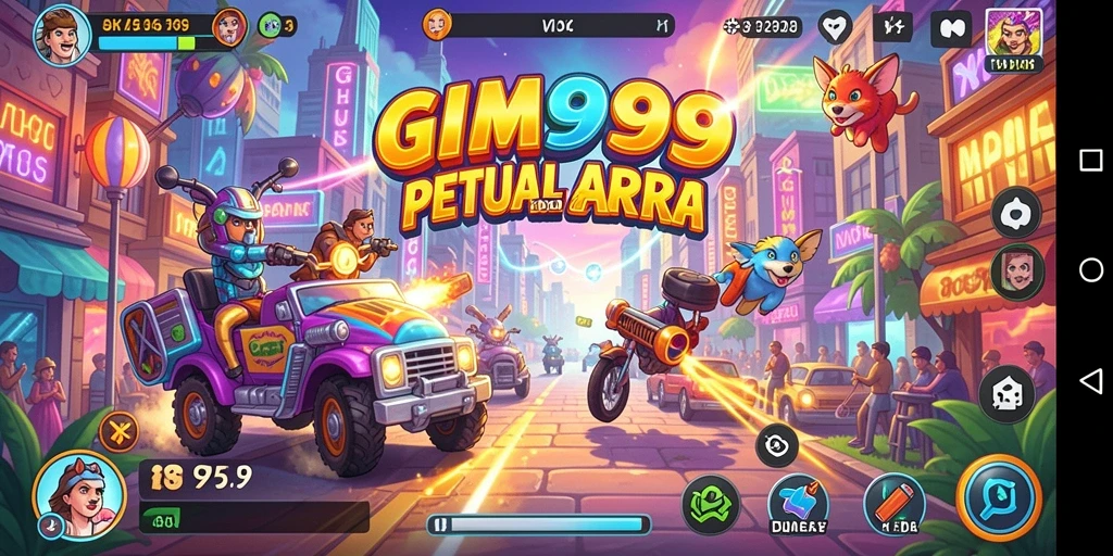 Gameplay seru GIM999 dengan berbagai tantangan menarik.