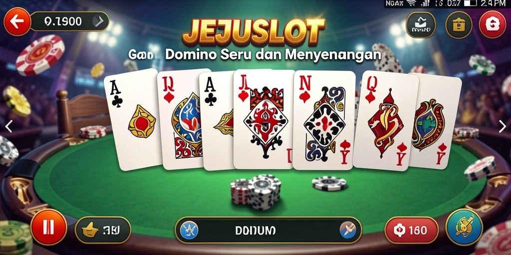 Tangkapan layar gameplay seru JEJUSLOT dengan fitur menarik.