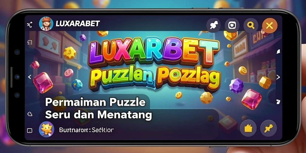 Tampilan menarik dari gameplay LUXARABET yang menantang.