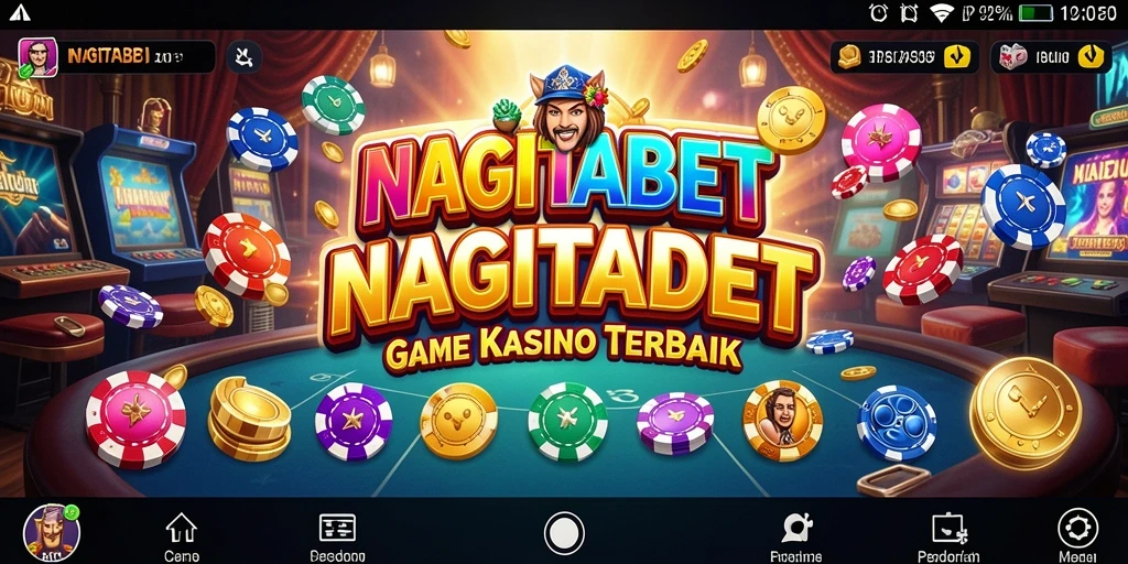 Screenshot gameplay <strong>NAGITABET</strong> menampilkan keseruan permainan kasino.