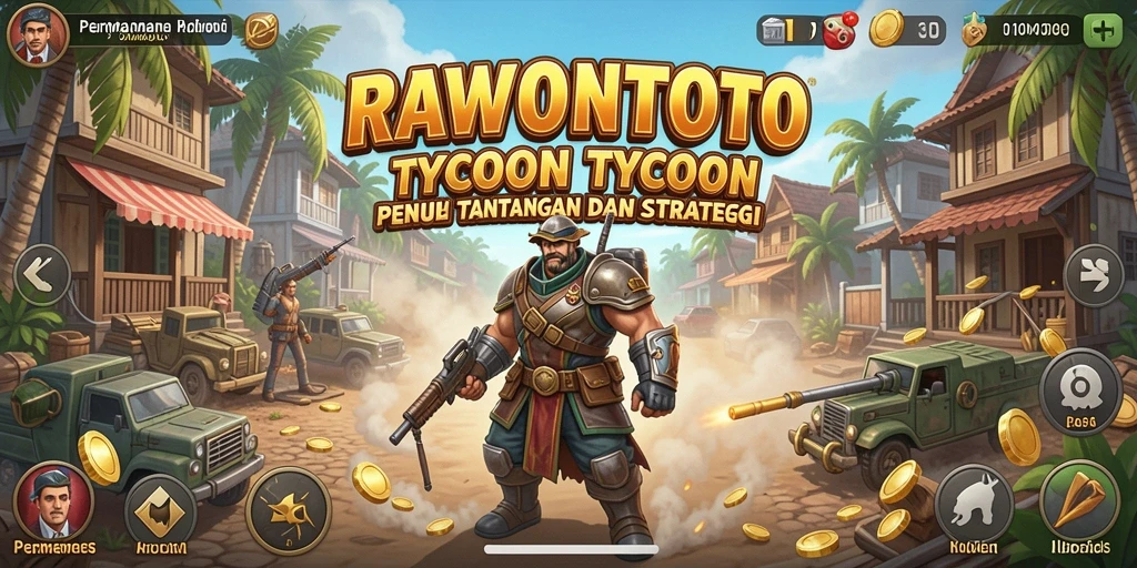Tampilan gameplay menarik di <strong>RAWONTOTO</strong> dengan manajemen aset yang strategis.