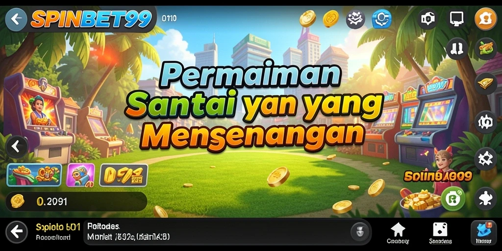 Screenshot gameplay SPINBET99 yang menunjukkan keseruan bermain.