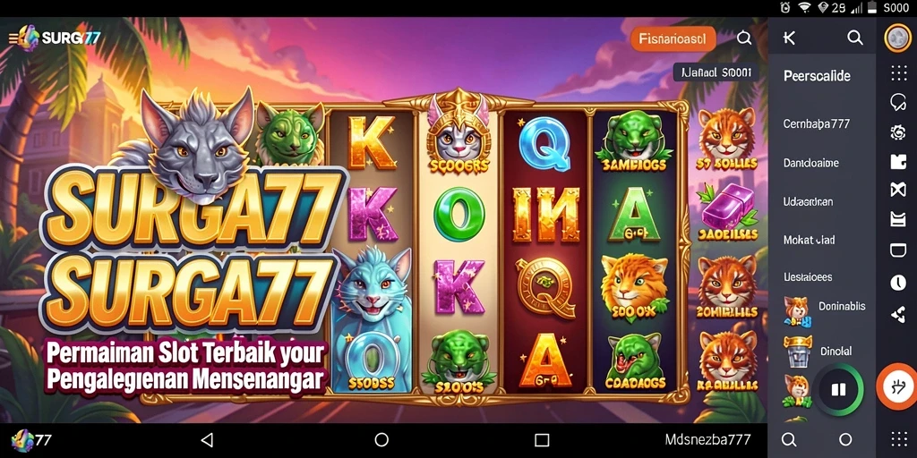 Tampilan gameplay Slot yang seru dan mengasyikkan di SURGA77.