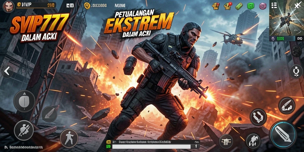 Screenshot menunjukkan aksi seru dalam permainan SVIP777.