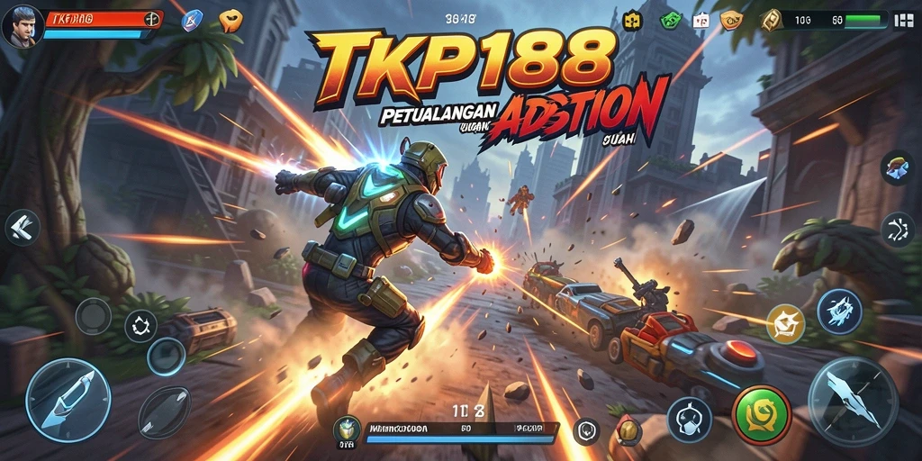 Tampilan gameplay action yang memukau dalam TKP188.