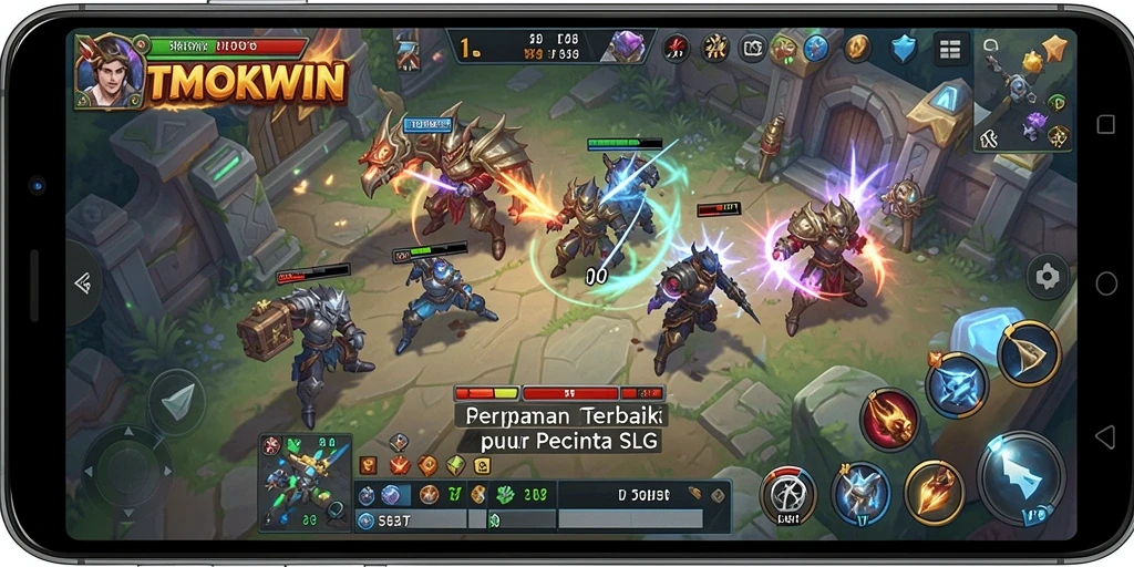 Tampilan gameplay SLG yang seru dan mendebarkan di TMOKWIN.