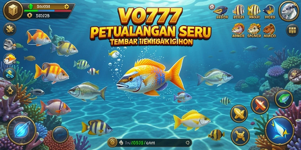Screenshot gameplay seru dari VO777 tembak ikan.