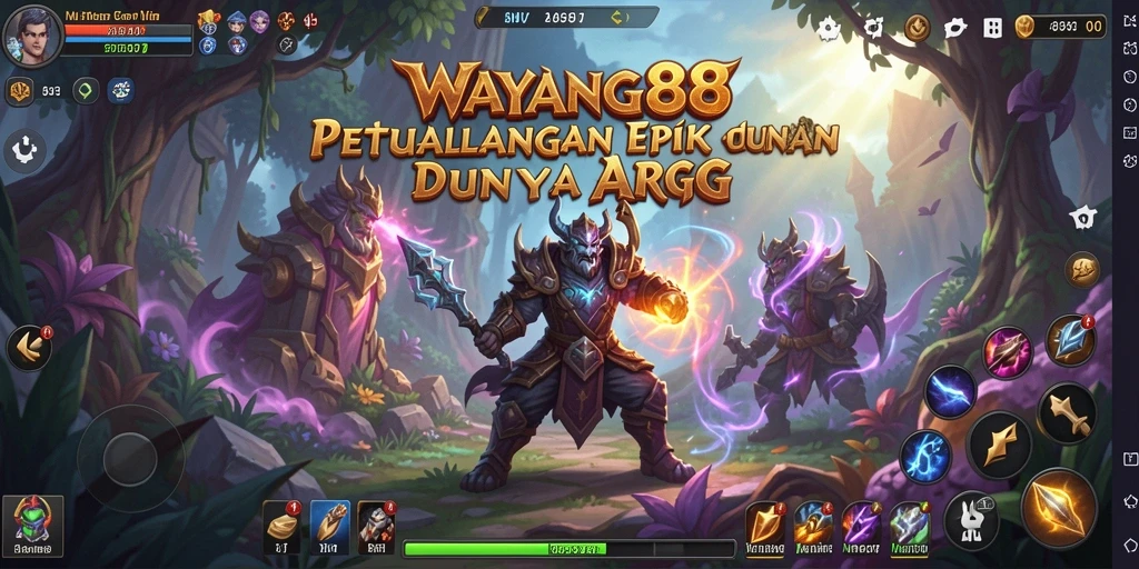 Tampilan aksi pertarungan menarik di WAYANG88 yang memukau.