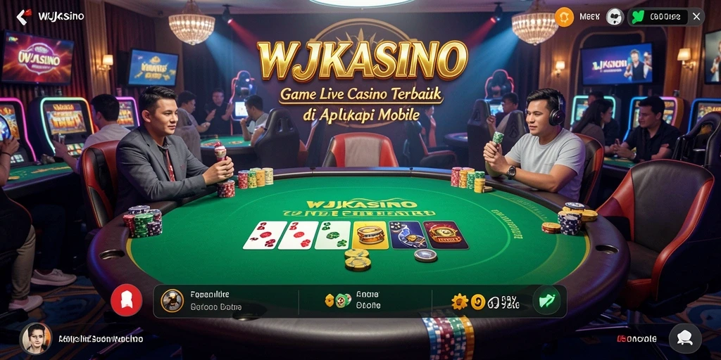 Tampilan gameplay WJKASINO yang mendebarkan dan interaktif.